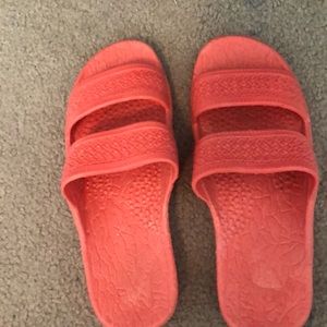 pink Hawaiian sandals